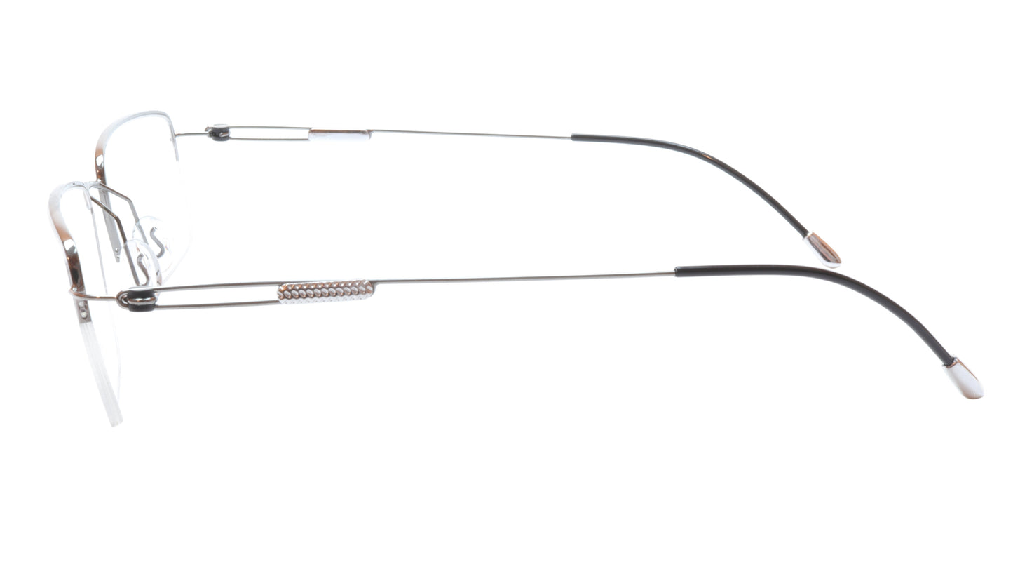 Lindstrom L-102 C3 Eyeglasses Frame Gunmetal Black Italy Hand Made 55-20-145, 33 - Frame Bay