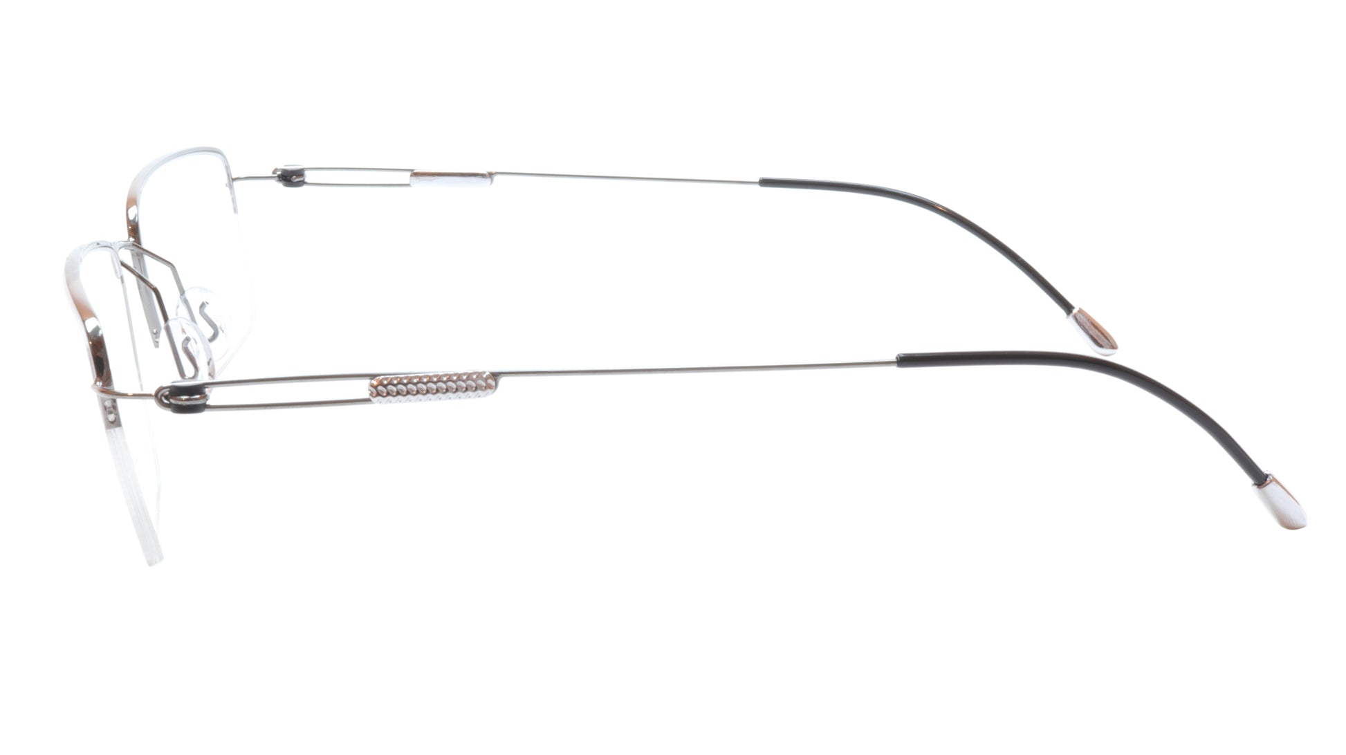 Lindstrom L-102 C3 Eyeglasses Frame Gunmetal Black Italy Hand Made 55-20-145, 33 - Frame Bay