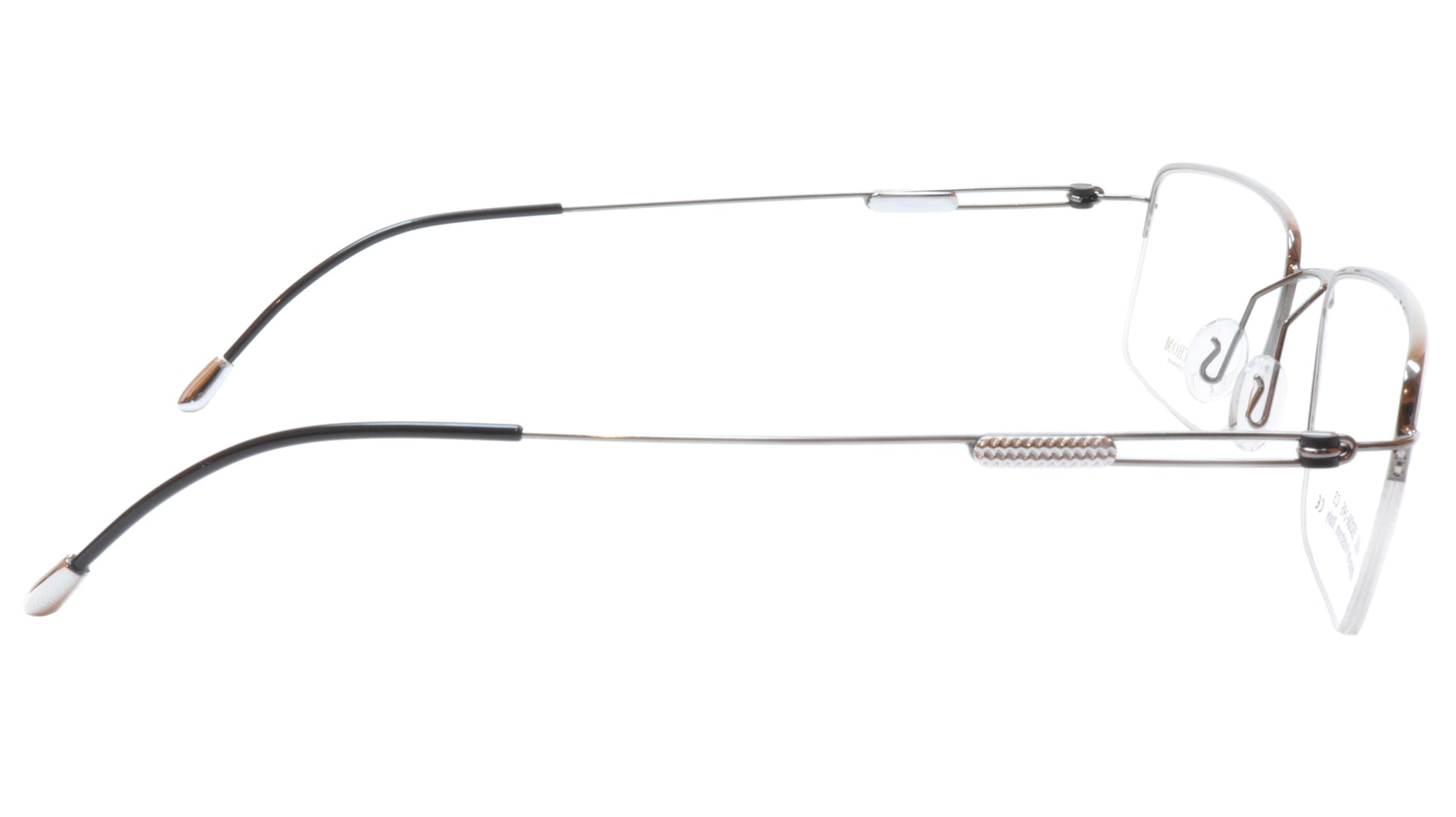 Lindstrom L-102 C3 Eyeglasses Frame Gunmetal Black Italy Hand Made 55-20-145, 33 - Frame Bay