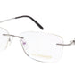 LINDSTROM L-107 C3 Eyeglasses Frame Titanium Silver Black Italy Made 53-17-138 - Frame Bay