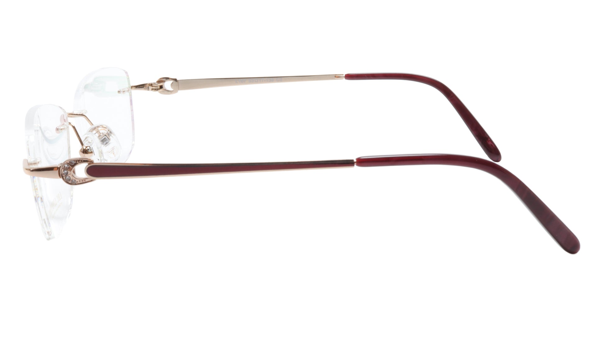 LINDSTROM L-107 C2 Eyeglasses Frame Titanium Bronze Gold Italy Made 53-17-138 - Frame Bay