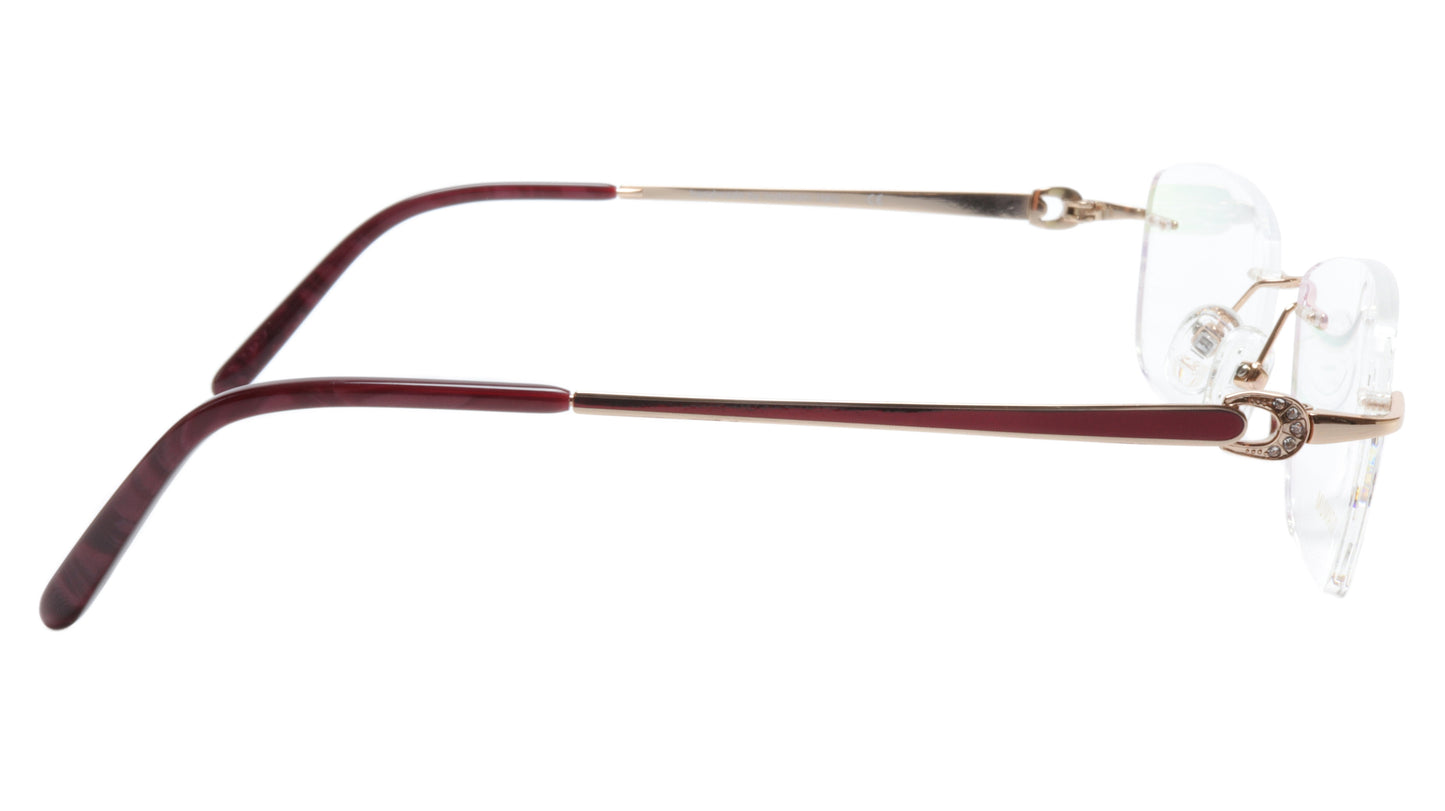 LINDSTROM L-107 C2 Eyeglasses Frame Titanium Bronze Gold Italy Made 53-17-138 - Frame Bay