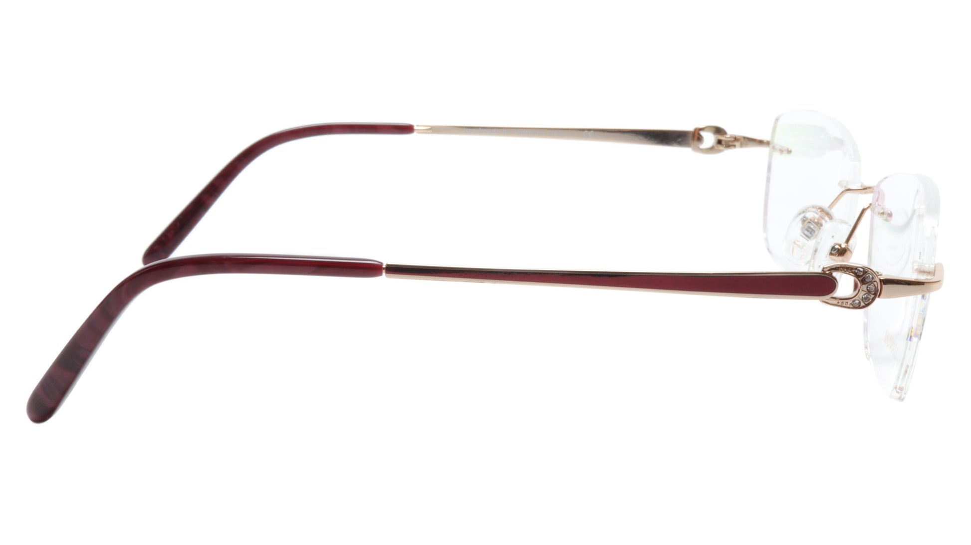 LINDSTROM L-107 C2 Eyeglasses Frame Titanium Bronze Gold Italy Made 53-17-138 - Frame Bay