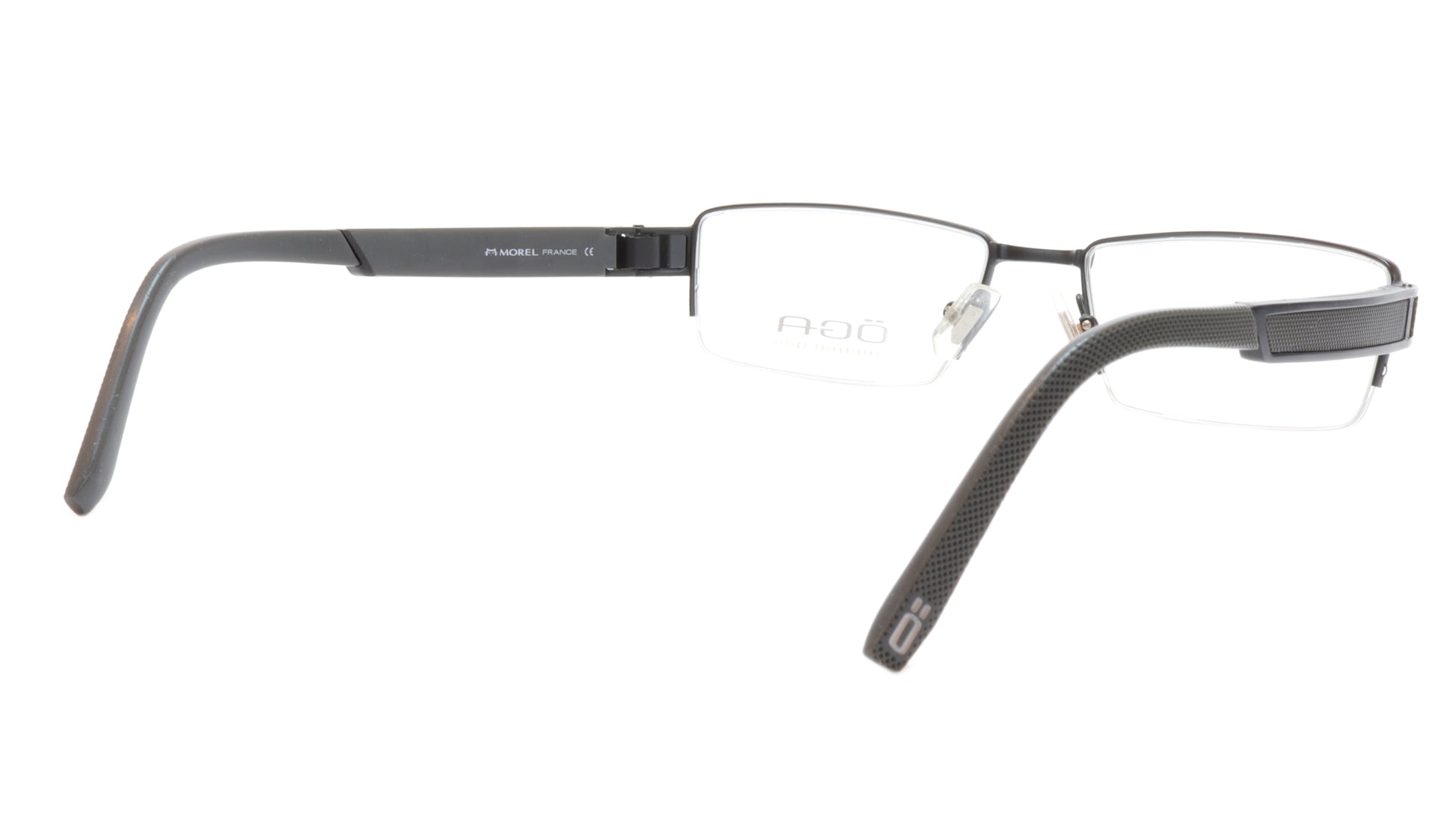 OGA Morel Eyeglasses Frame 68940 NG012 Acetate Metal Black France 52-17-140, 27 - Frame Bay