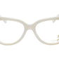 KATSU 8548C C1 Eyeglasses Frame Acetate White Perl 54-16-145 Japan Handmade - Frame Bay