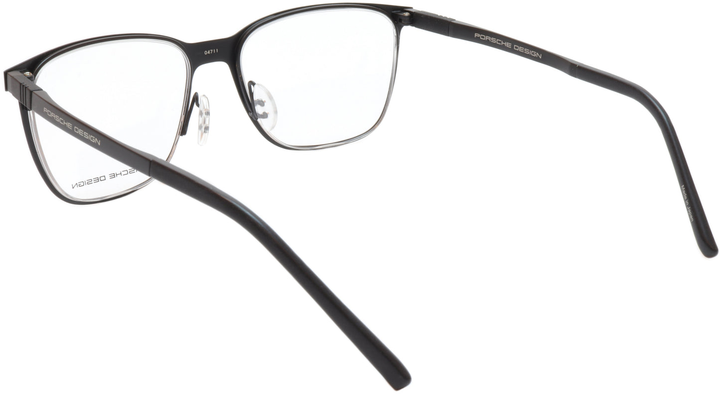 Porsche Design P8275 A Black Metal Acetate Eyeglasses Frame Japan 55-18-145, 43 - Frame Bay