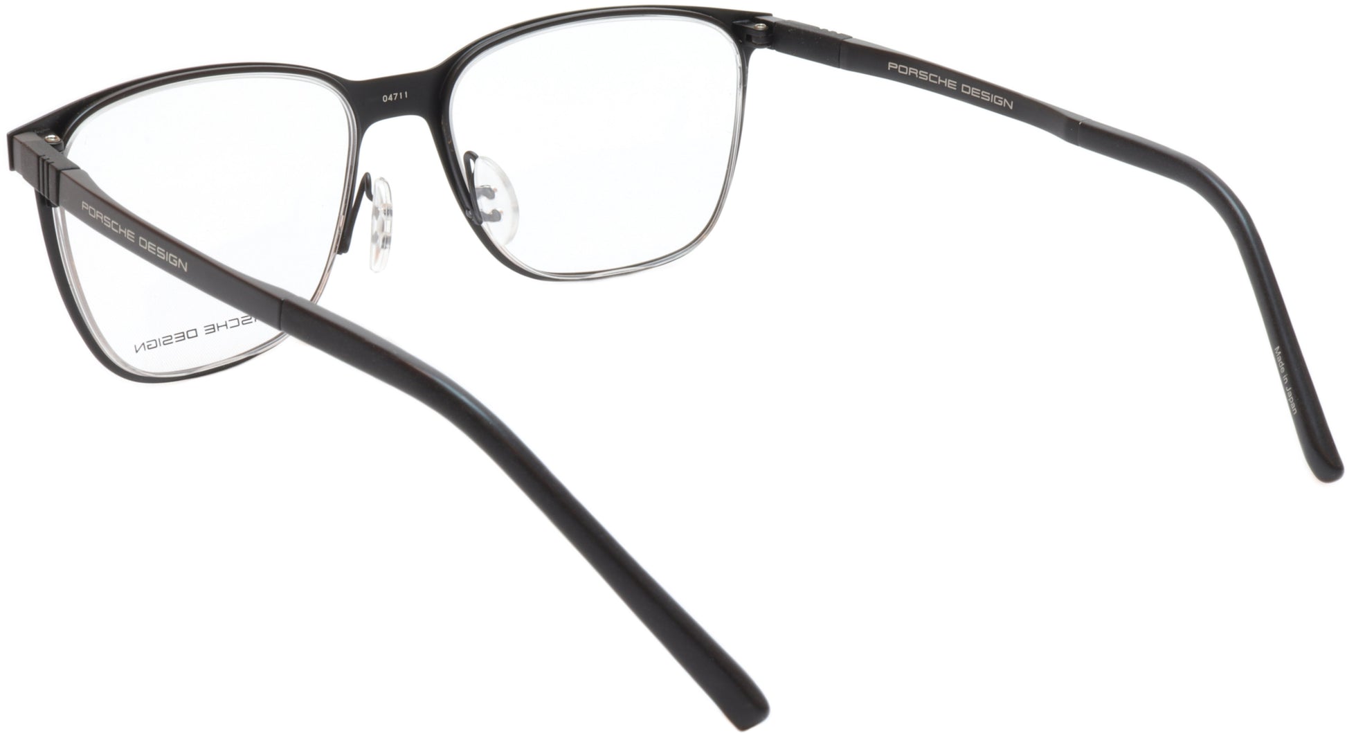 Porsche Design P8275 A Black Metal Acetate Eyeglasses Frame Japan 55-18-145, 43 - Frame Bay
