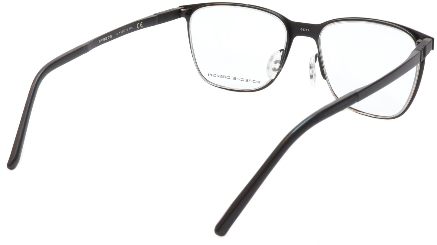 Porsche Design P8275 A Black Metal Acetate Eyeglasses Frame Japan 55-18-145, 43 - Frame Bay