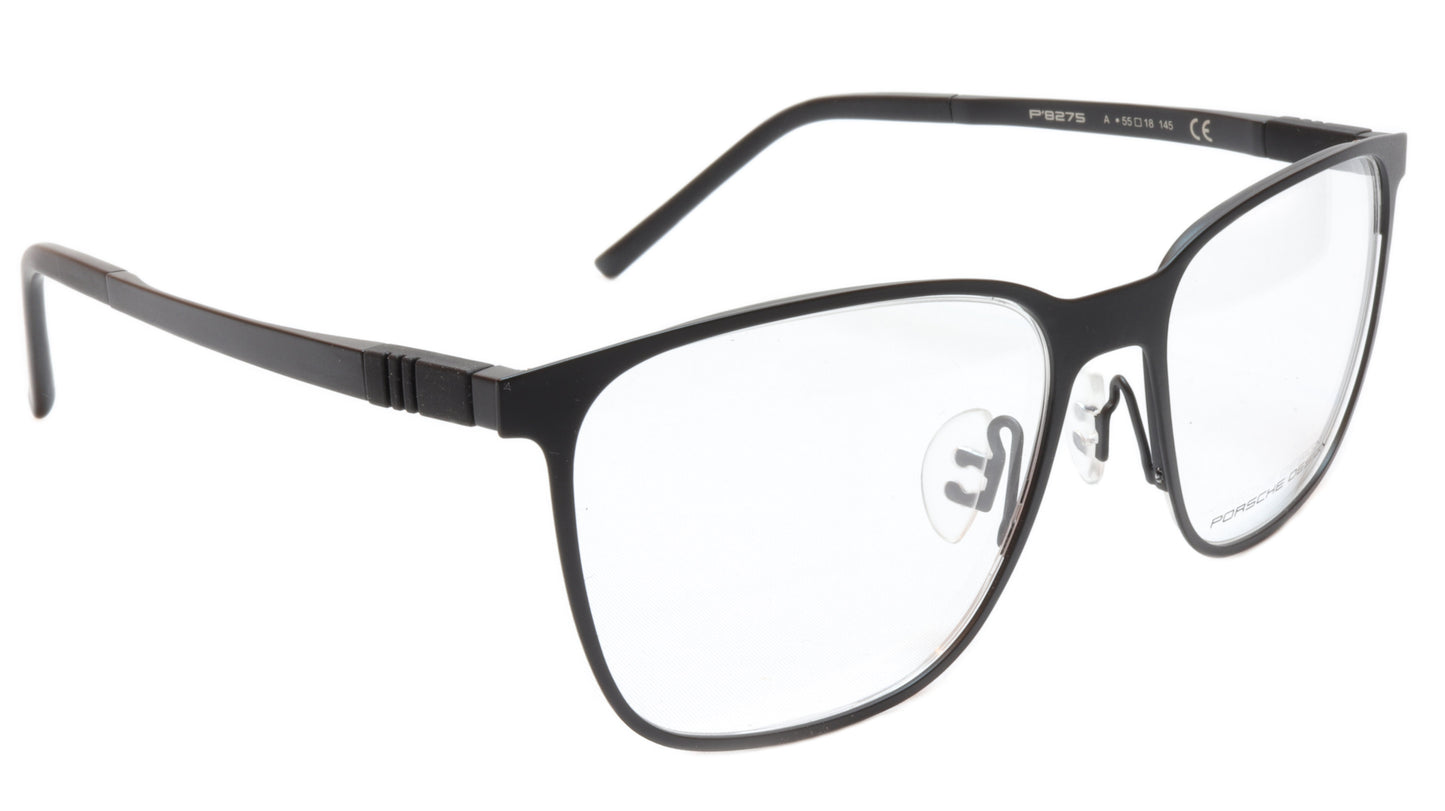Porsche Design P8275 A Black Metal Acetate Eyeglasses Frame Japan 55-18-145, 43 - Frame Bay
