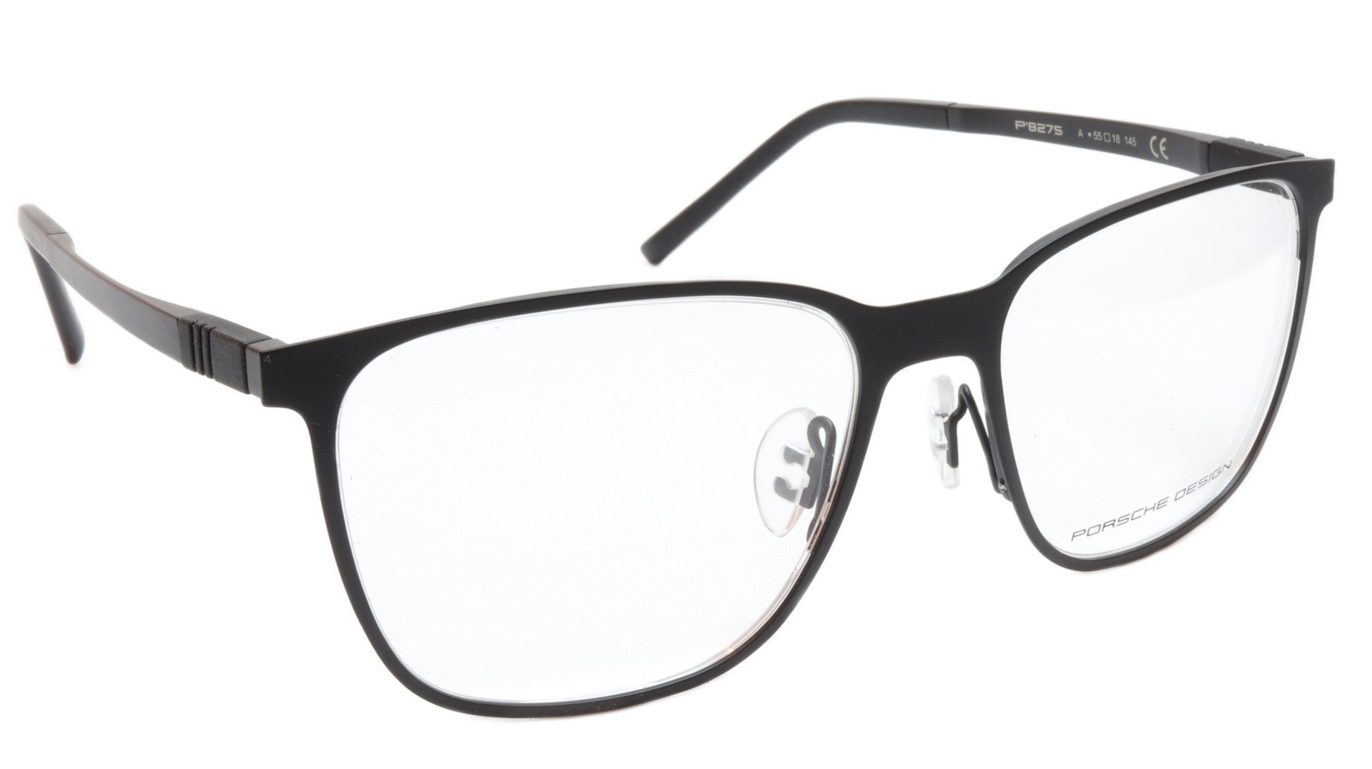 Porsche Design P8275 A Black Metal Acetate Eyeglasses Frame Japan 55-18-145, 43 - Frame Bay