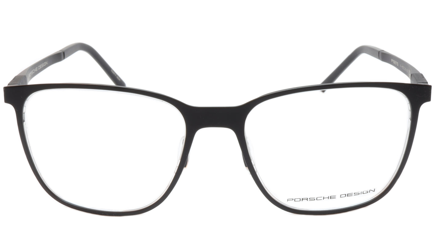 Porsche Design P8275 A Black Metal Acetate Eyeglasses Frame Japan 55-18-145, 43 - Frame Bay