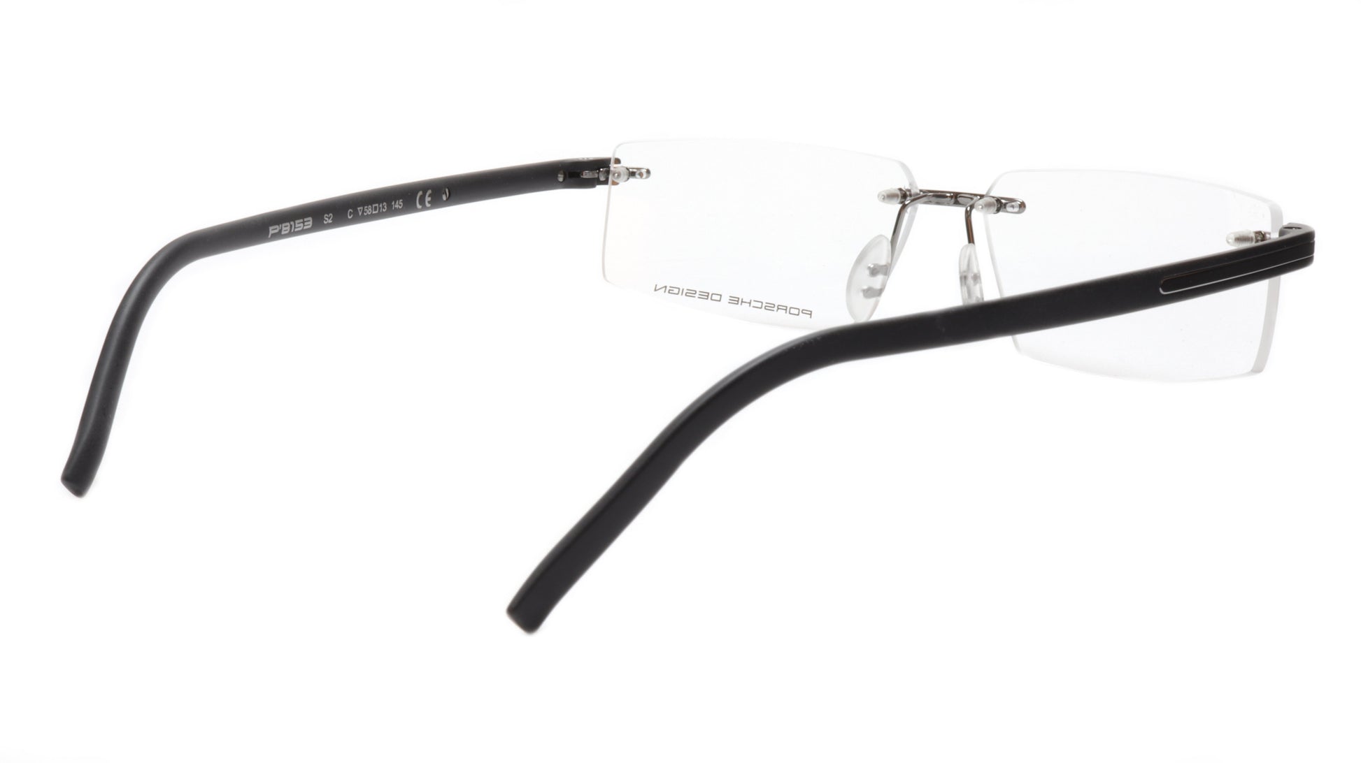 Porsche Design P8153 Gunmetal Black Frame Italy 58-13-145, 32 - Frame Bay