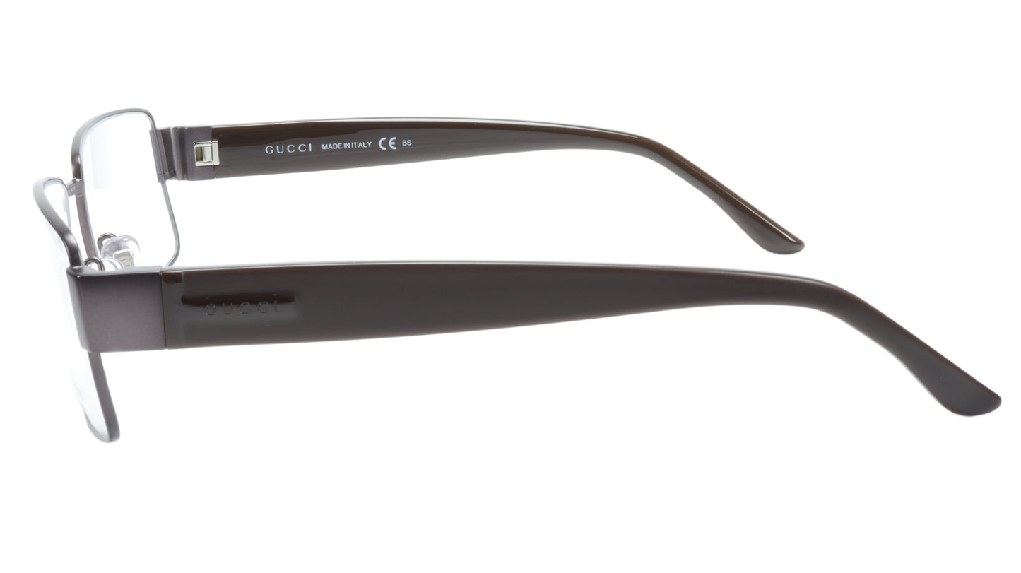 Gucci GG2217 L13 Chocolate Metal Acetate Eyeglasses frame Italy 55-16-135, 35 - Frame Bay