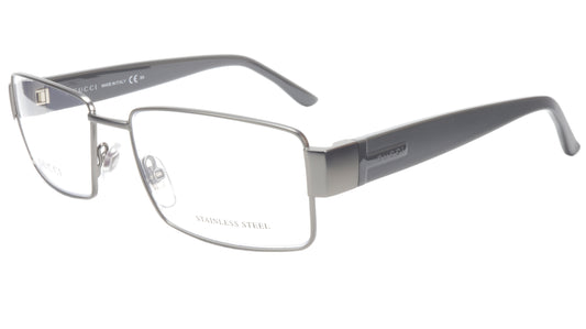 Gucci GG2217 L11 Dark Ruthenium Metal Acetate Eyeglasses Italy 53-16-135, 35 - Frame Bay