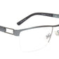 OGA Morel Eyeglasses Frame 75220 BG012 Metal Grey Black France 53-18-140, 33 - Frame Bay