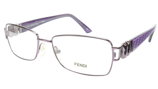 FENDI Eyeglasses Frame F883 (539) Metal Acetate Violet Italy 53-16-130, 33 - Frame Bay