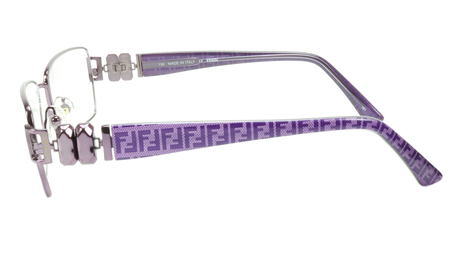 FENDI Eyeglasses Frame F883 (539) Metal Acetate Violet Italy 53-16-130, 33 - Frame Bay