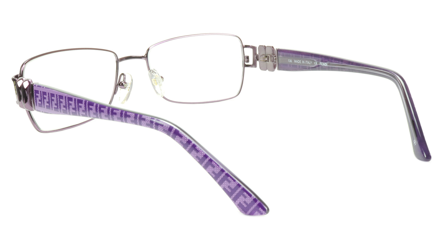 FENDI Eyeglasses Frame F883 (539) Metal Acetate Violet Italy 53-16-130, 33 - Frame Bay