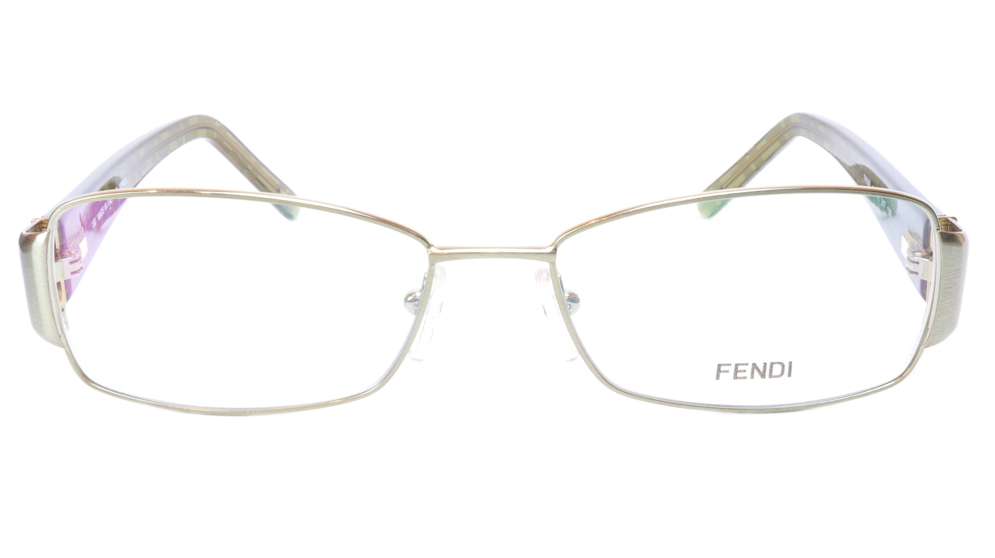 FENDI Eyeglasses Frame F908R (317) Metal Acetate Green Italy 54-16-130, 33 - Frame Bay