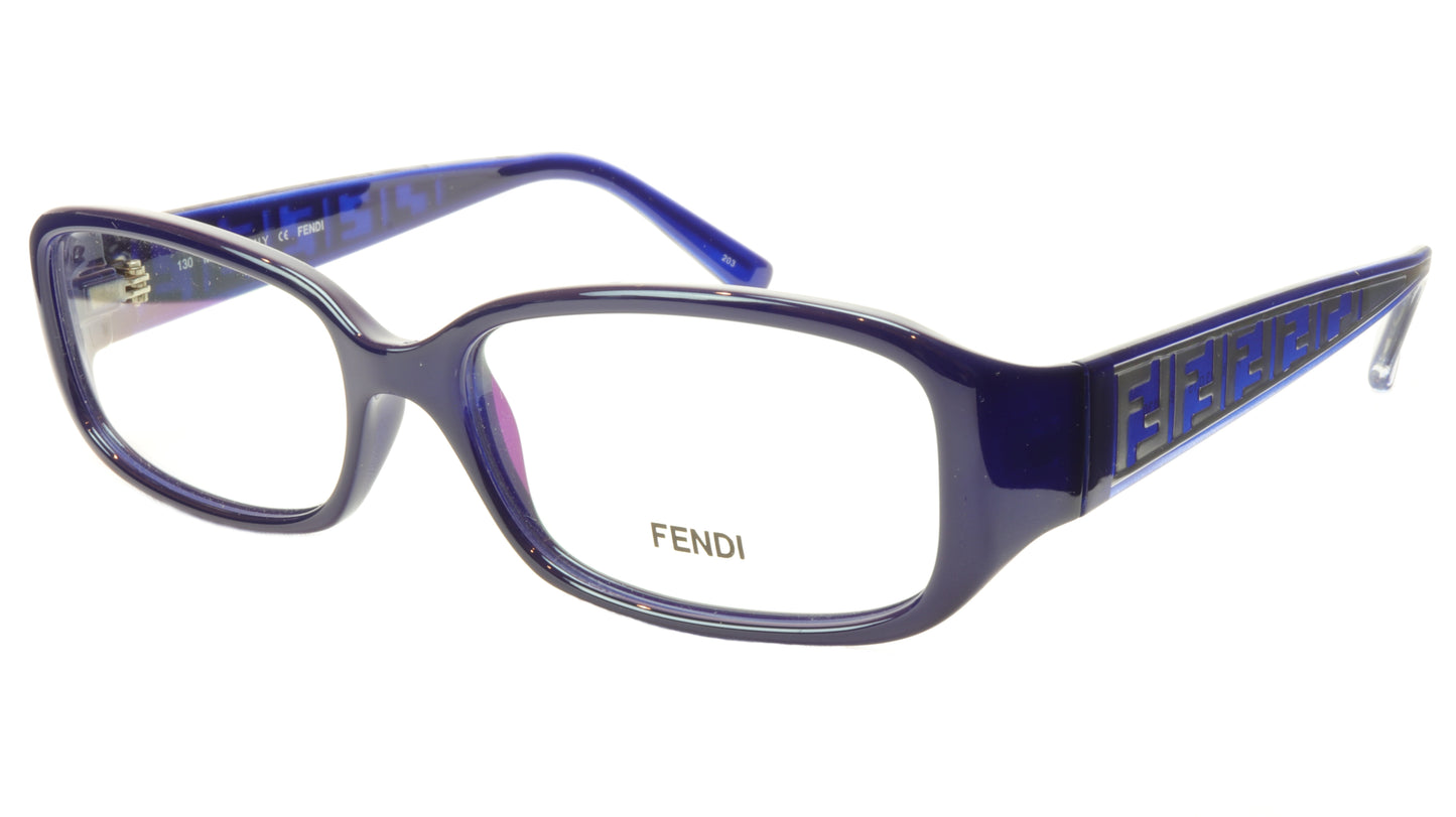 FENDI Eyeglasses Frame F983 (424) For Women Acetate Blue Italy 53-15-130, 30 - Frame Bay