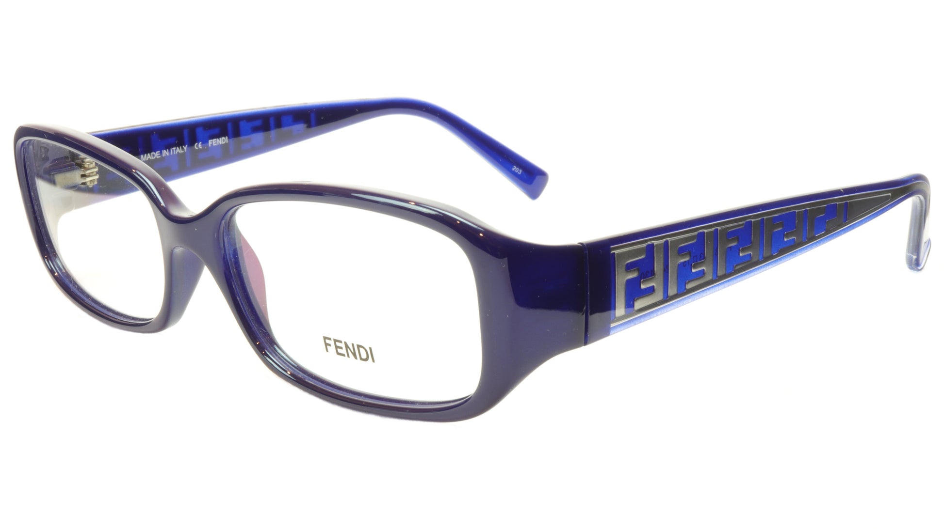 FENDI Eyeglasses Frame F983 (424) For Women Acetate Blue Italy 53-15-130, 30 - Frame Bay