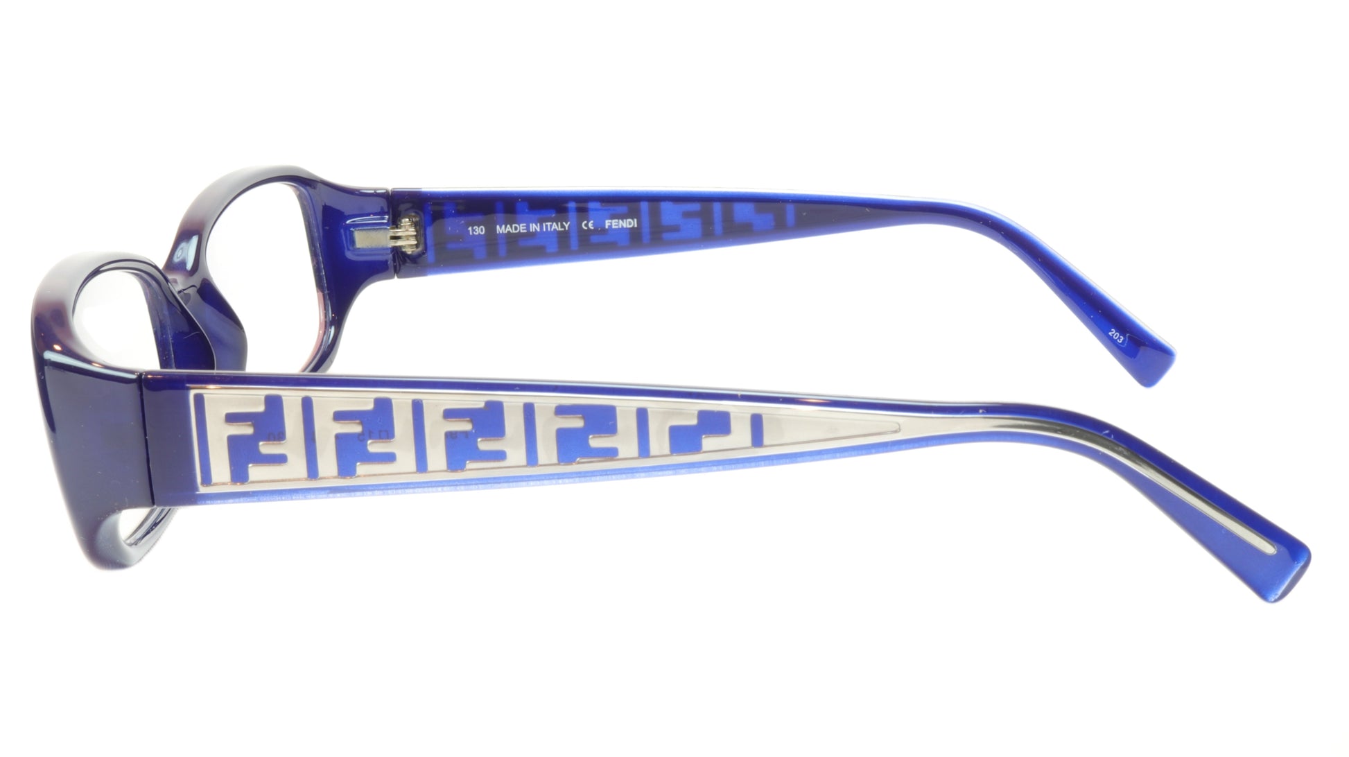 FENDI Eyeglasses Frame F983 (424) For Women Acetate Blue Italy 53-15-130, 30 - Frame Bay