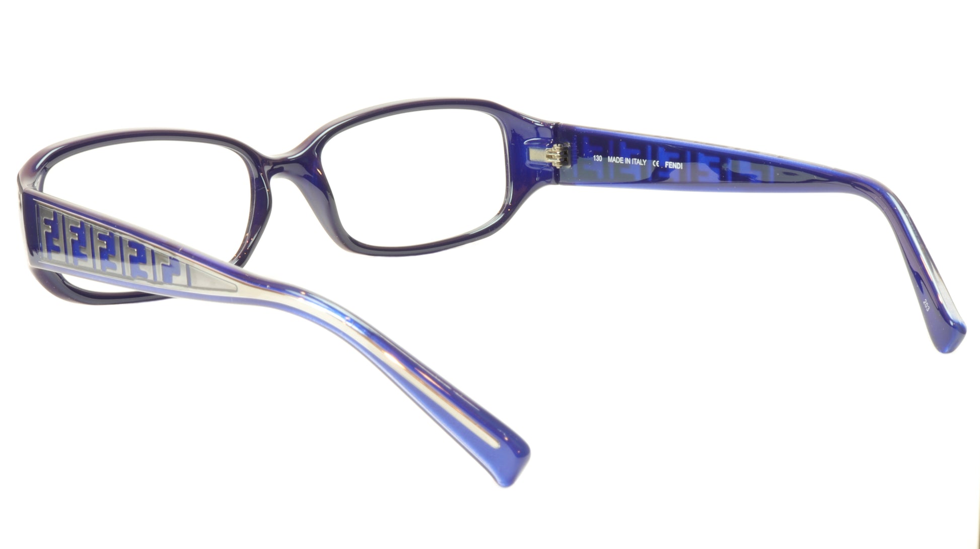 FENDI Eyeglasses Frame F983 (424) For Women Acetate Blue Italy 53-15-130, 30 - Frame Bay