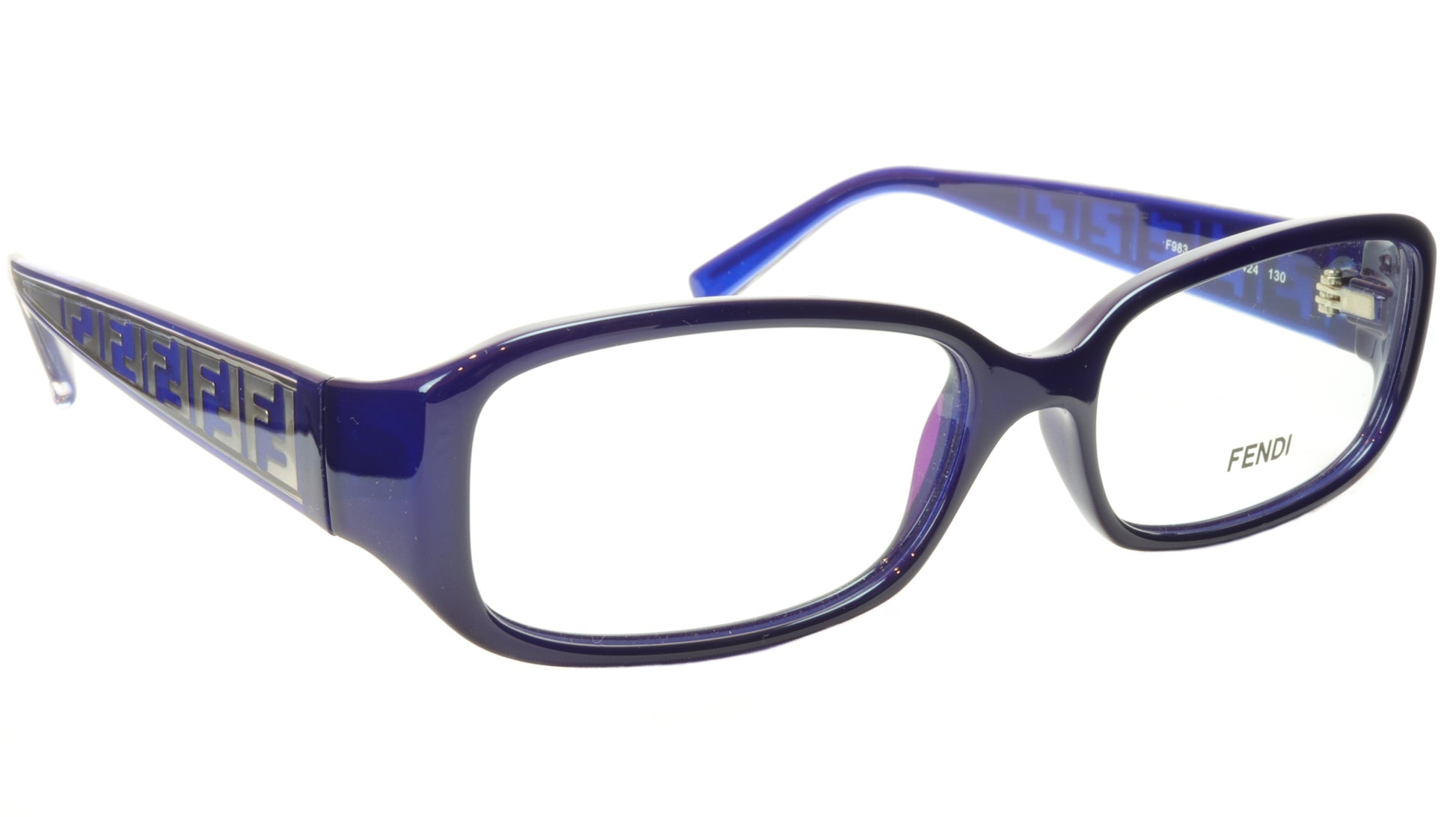 FENDI Eyeglasses Frame F983 (424) For Women Acetate Blue Italy 53-15-130, 30 - Frame Bay