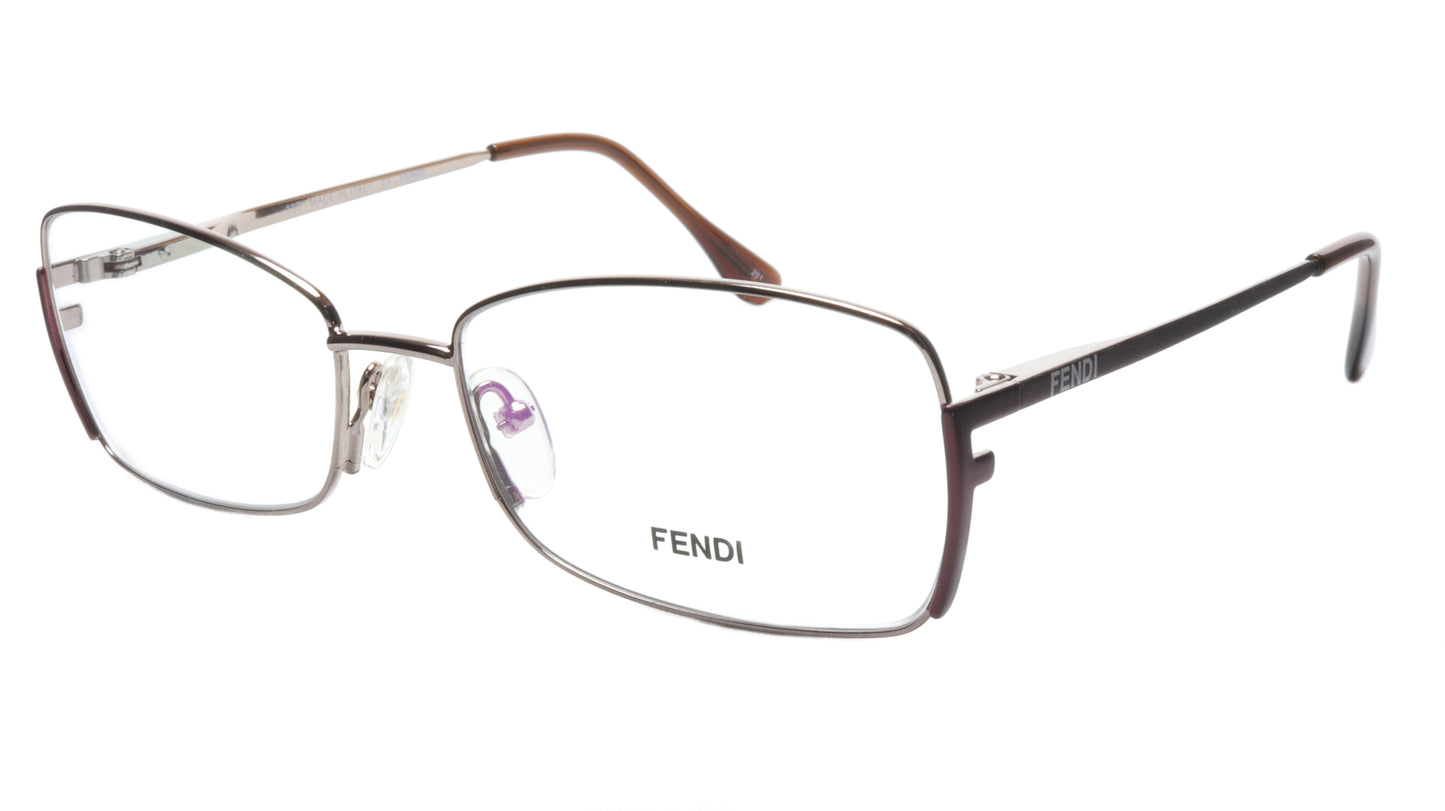 FENDI Eyeglasses Frame F959 (770) Metal Light Bronze Italy Made 54-16-135, 34 - Frame Bay