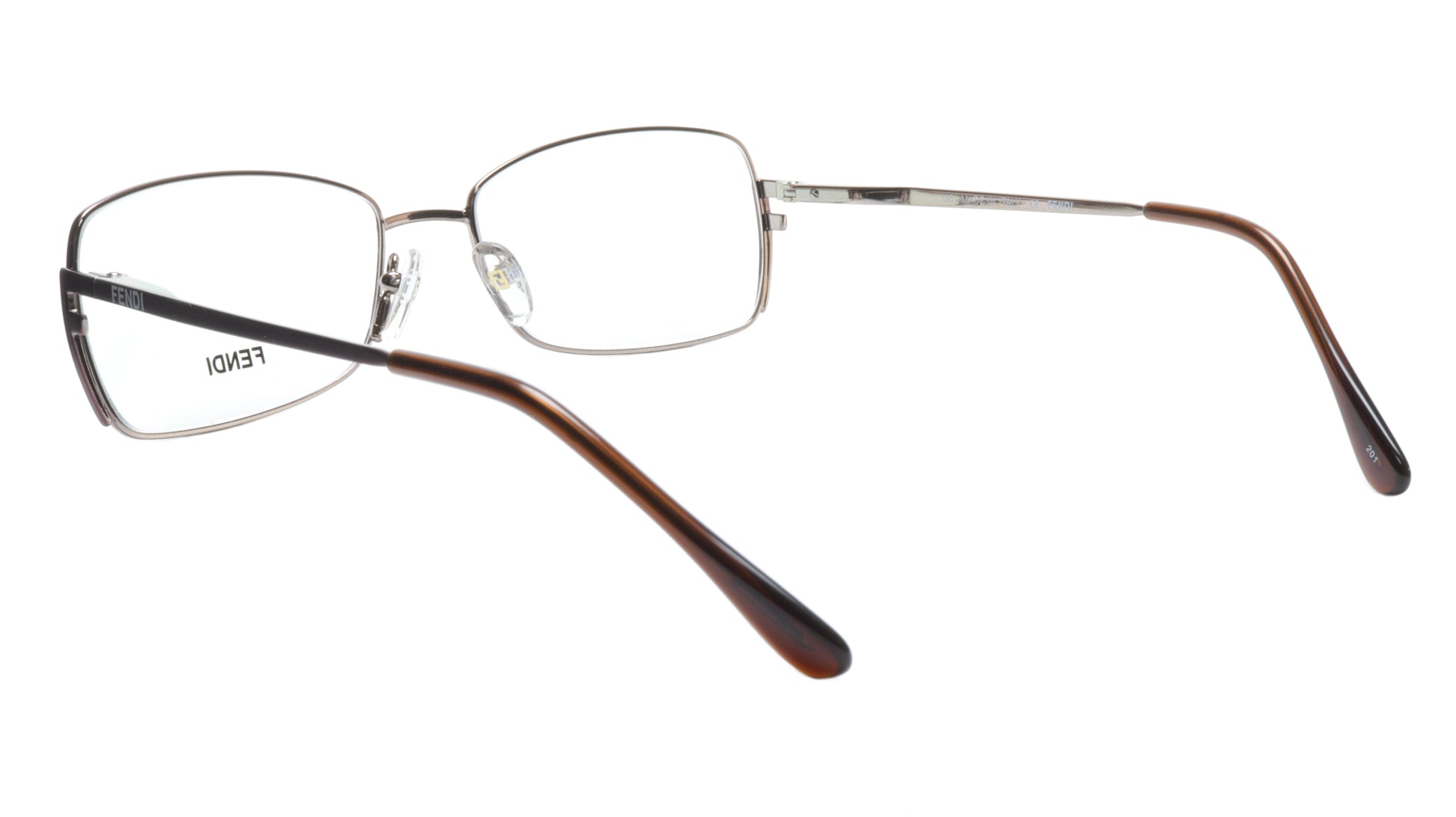 FENDI Eyeglasses Frame F959 (770) Metal Light Bronze Italy Made 54-16-135, 34 - Frame Bay