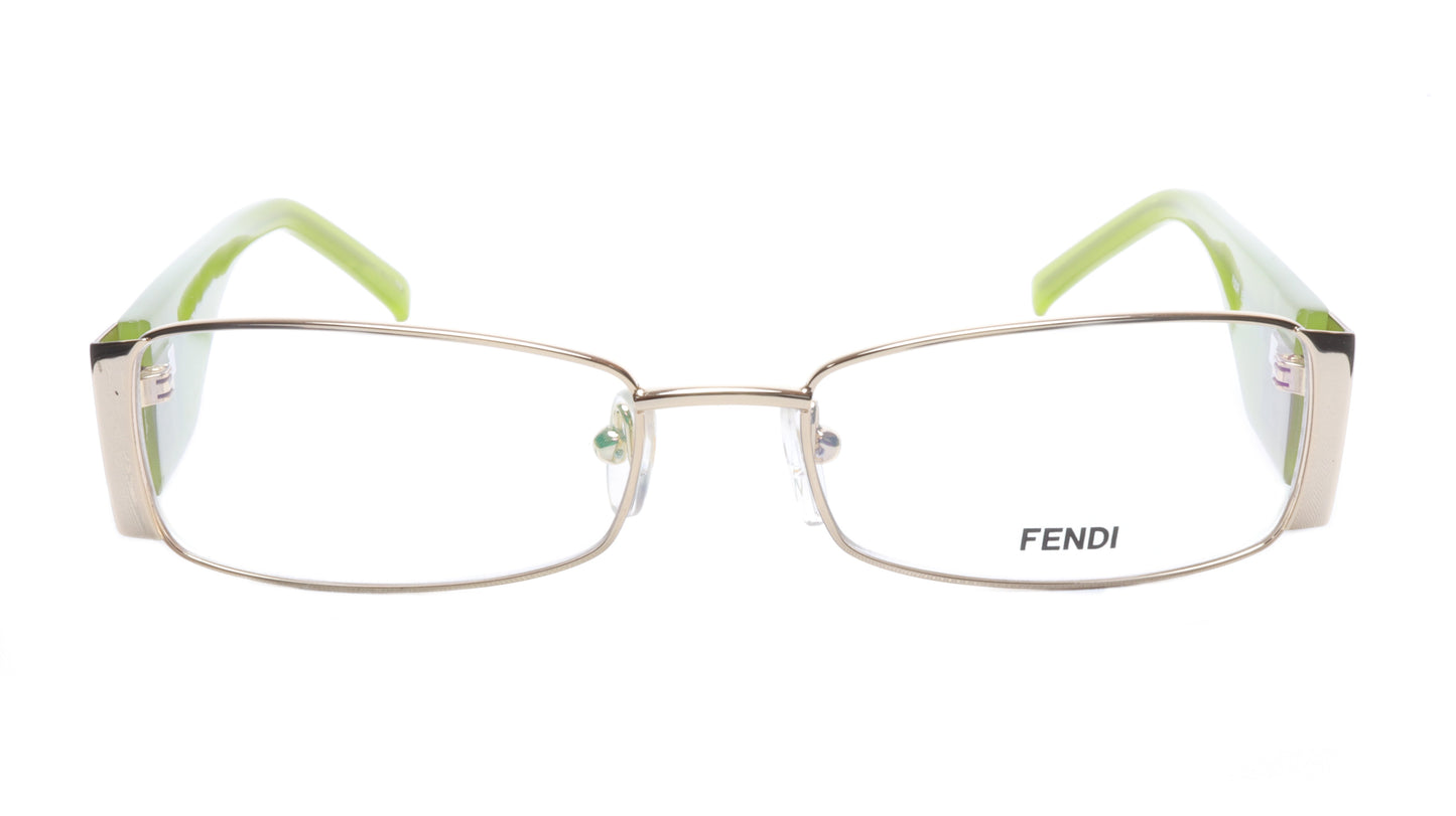 FENDI Eyeglasses Frame F923R (714) Metal Gold Light Green Italy 52-16-135, 28 - Frame Bay