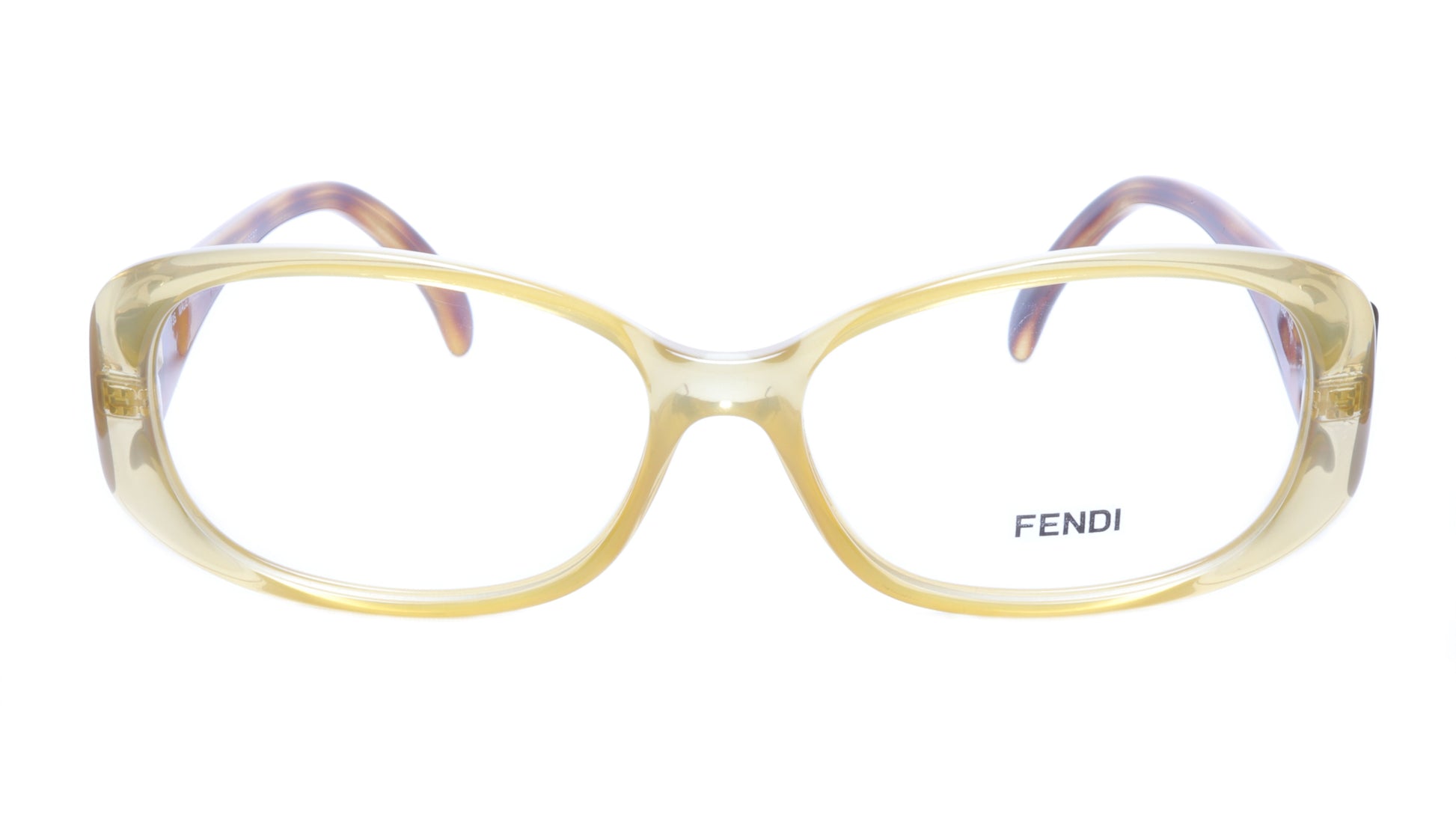 FENDI Eyeglasses Frame F846 (832) Acetate Tangerine Italy Made 53-14-135, 36 - Frame Bay