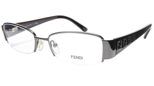 FENDI Eyeglasses Frame F894 (035) Metal Dark Gunmetal Italy Made 51-17-130, 28 - Frame Bay