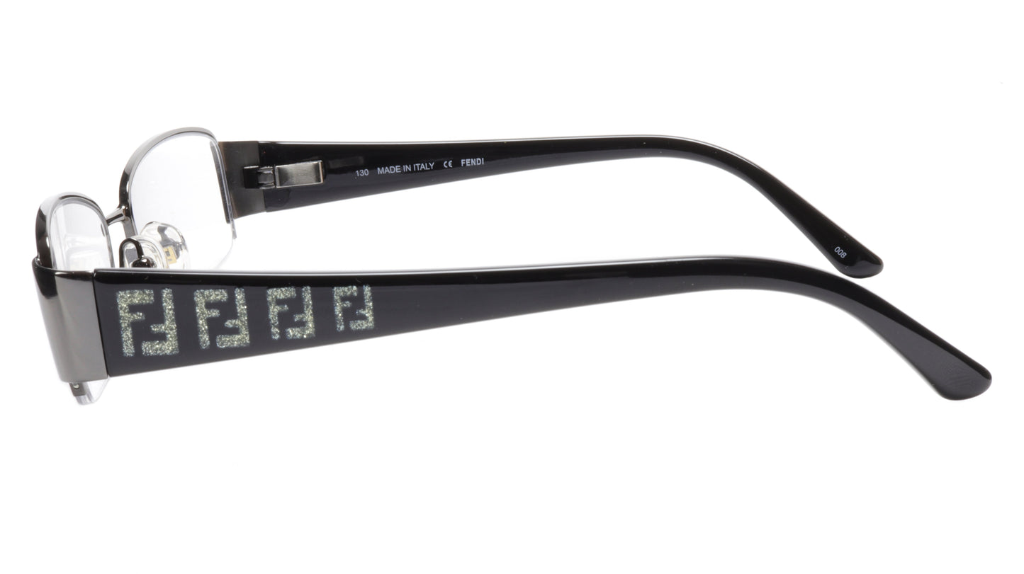 FENDI Eyeglasses Frame F894 (035) Metal Dark Gunmetal Italy Made 51-17-130, 28 - Frame Bay
