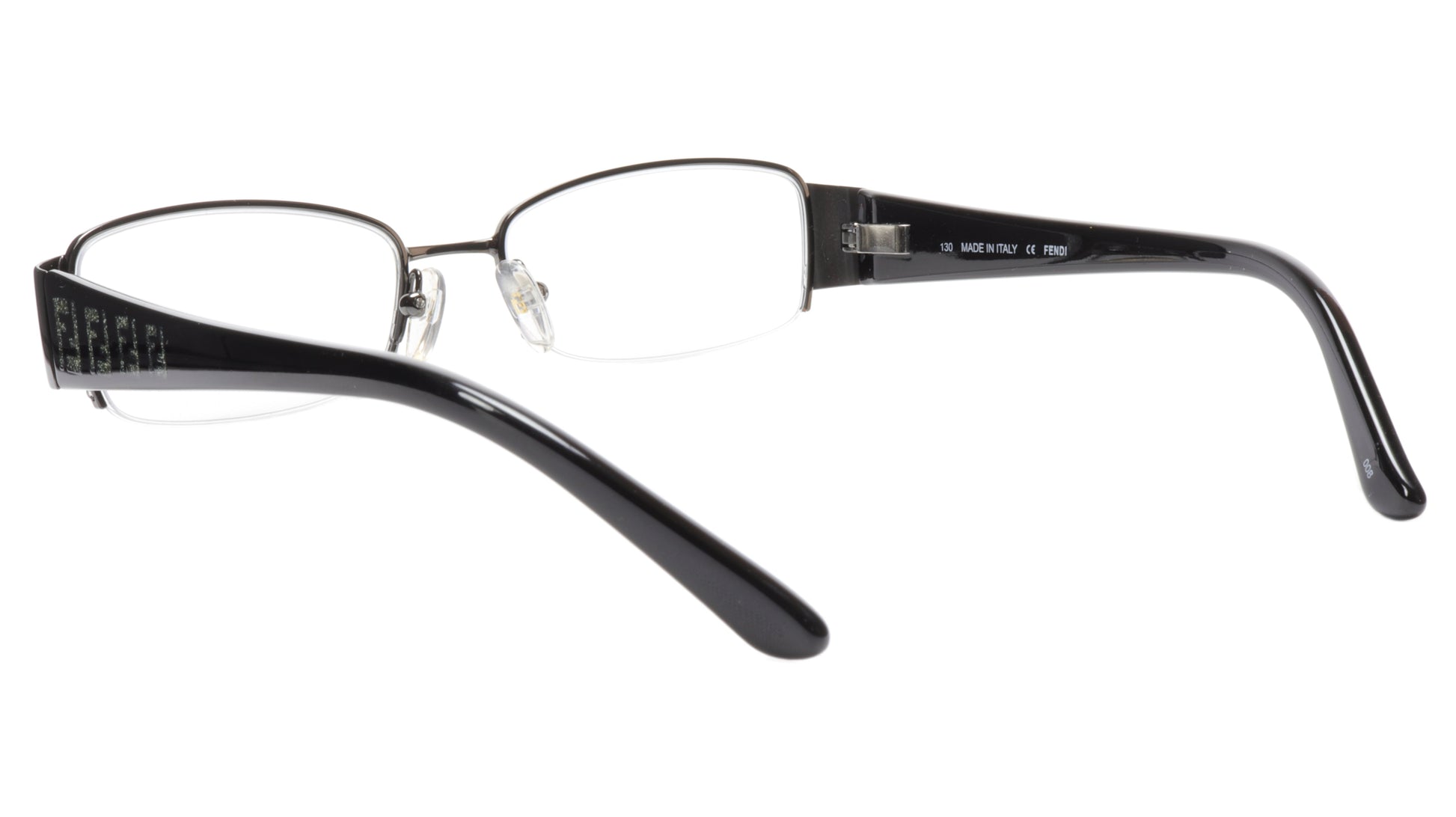 FENDI Eyeglasses Frame F894 (035) Metal Dark Gunmetal Italy Made 51-17-130, 28 - Frame Bay