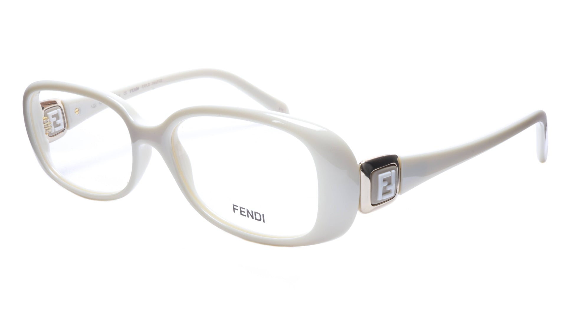 FENDI Eyeglasses Frame F900 (208) Women Acetate Cream Italy Made 52-15-135, 33 - Frame Bay