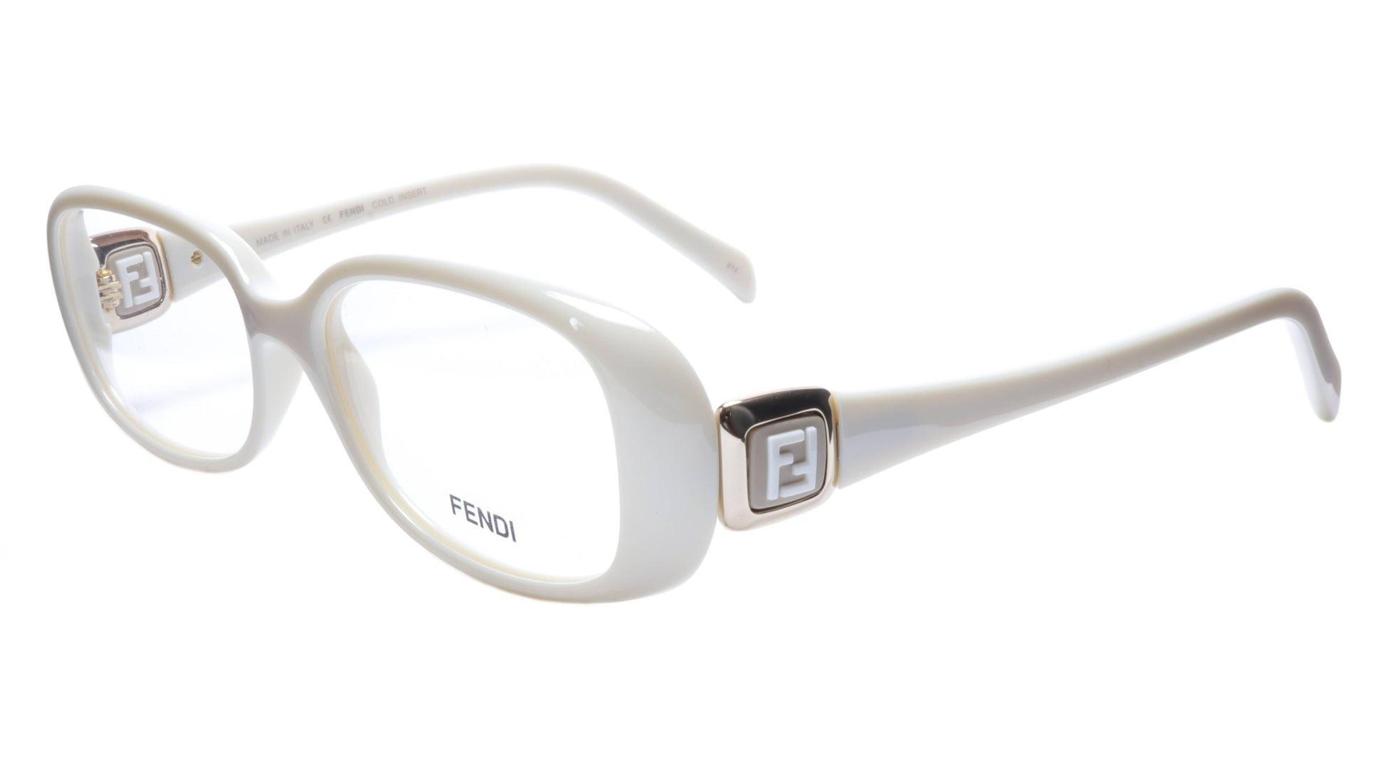 FENDI Eyeglasses Frame F900 (208) Women Acetate Cream Italy Made 52-15-135, 33 - Frame Bay