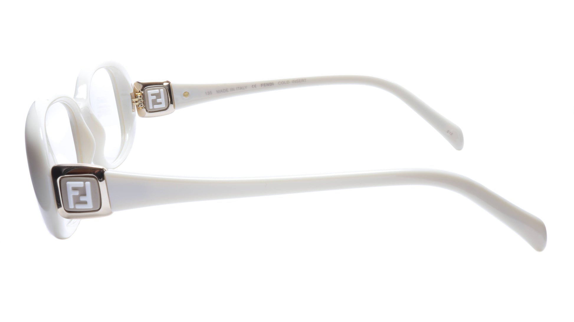 FENDI Eyeglasses Frame F900 (208) Women Acetate Cream Italy Made 52-15-135, 33 - Frame Bay