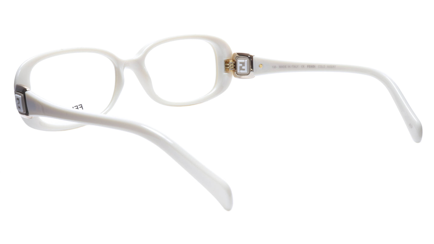FENDI Eyeglasses Frame F900 (208) Women Acetate Cream Italy Made 52-15-135, 33 - Frame Bay