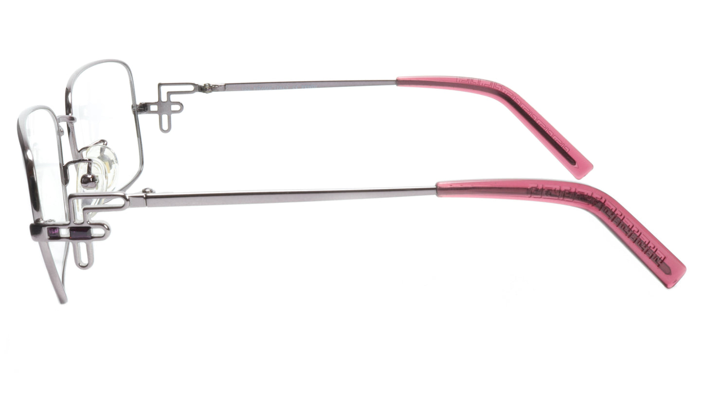 FENDI Eyeglasses Frame F682R (660) Women Metal Purple Italy Made 55-16-120, 35 - Frame Bay