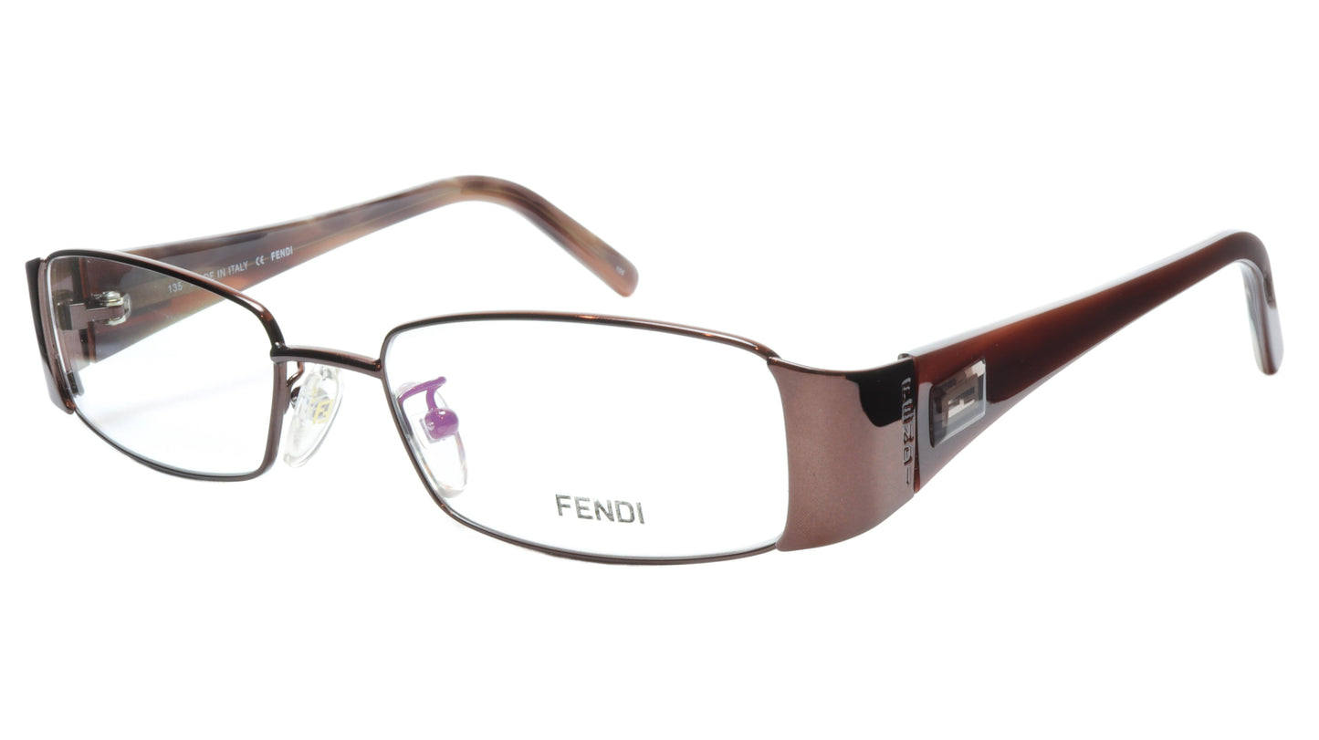 FENDI Eyeglasses Frame F892 (212) Metal Acetate Bronze Italy Made 52-17-135, 28 - Frame Bay