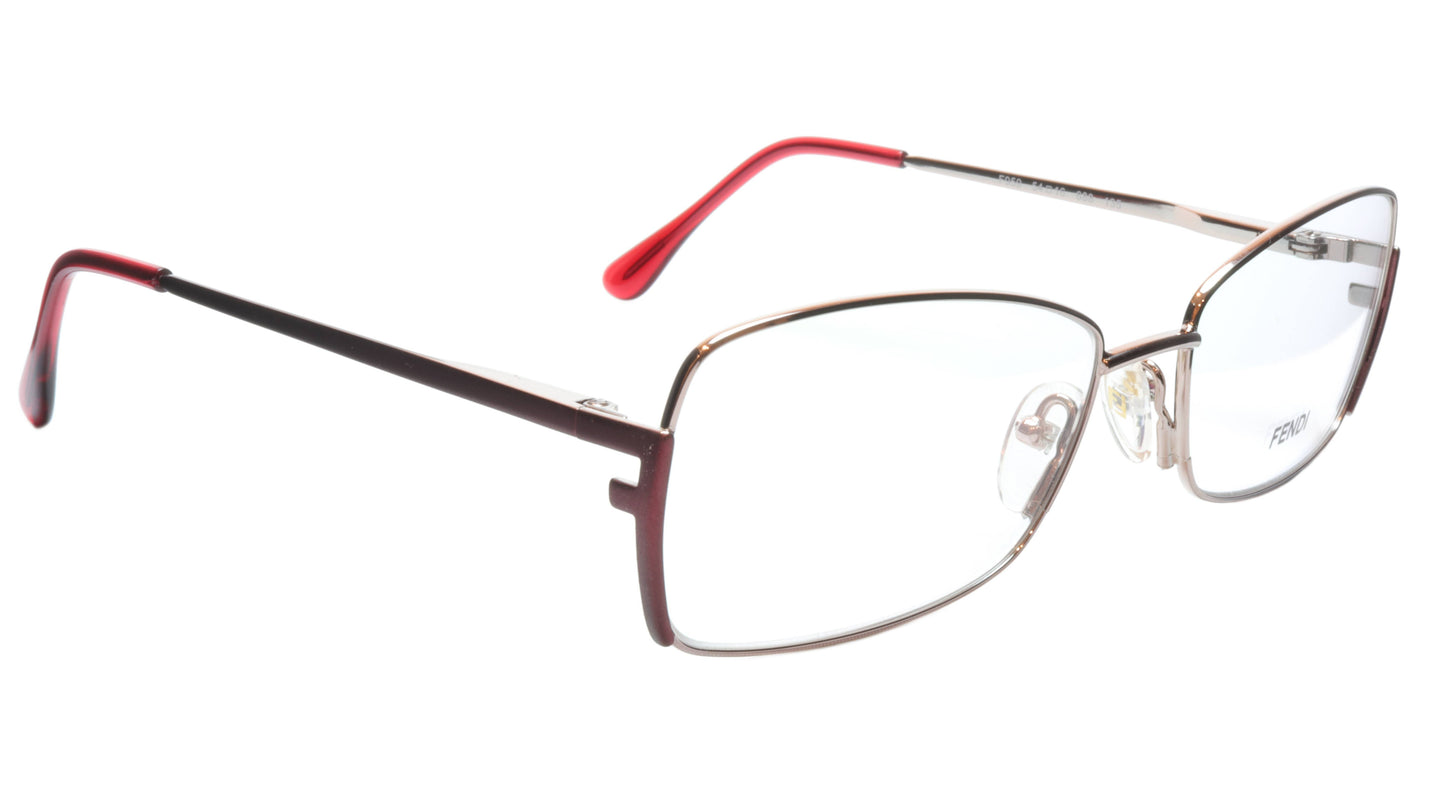FENDI Eyeglasses Frame F959 (688) Metal Shiny Rose Italy Made 54-16-135, 33 - Frame Bay