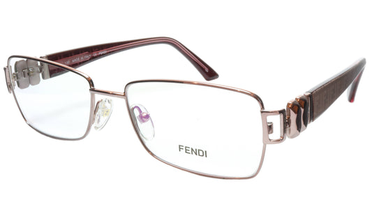 FENDI Eyeglasses Frame F883 (663) Metal Light Violet Italy Made 53-16-130, 33 - Frame Bay