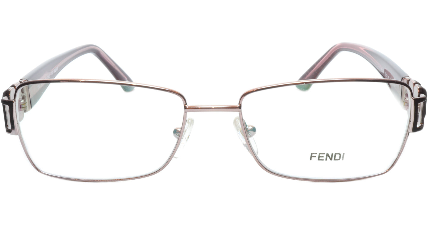 FENDI Eyeglasses Frame F883 (663) Metal Light Violet Italy Made 53-16-130, 33 - Frame Bay