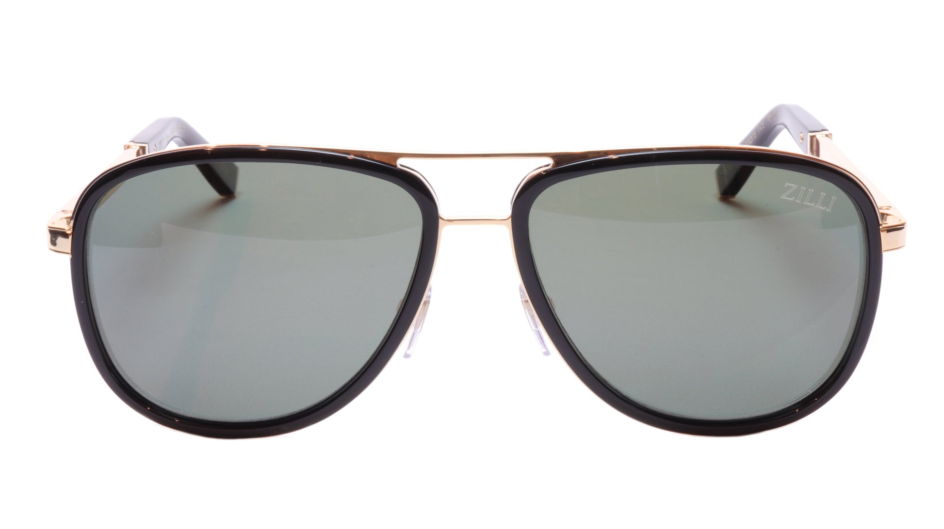 ZILLI Sunglasses Titanium Acetate Leather Polarized France ZI 65017 C01 - Frame Bay