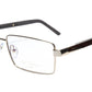 Paul Vosheront Eyeglasses Frame PV304B C1 Gold Plated Wood Italy 57-17-145 32 - Frame Bay