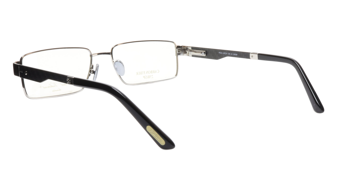 Paul Vosheront Eyeglasses Frame PV314 C2 Gold Plated Carbon Italy 57-17-145 31 - Frame Bay