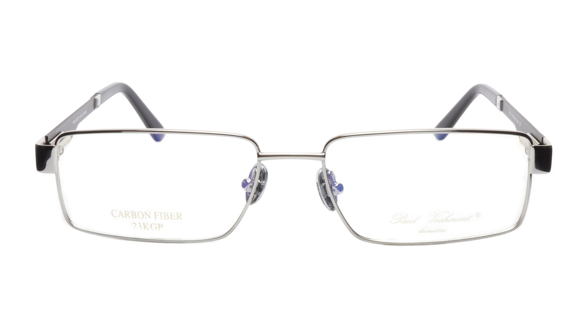 Paul Vosheront Eyeglasses Frame PV314 C2 Gold Plated Carbon Italy 57-17-145 31 - Frame Bay
