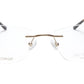 Paul Vosheront Eyeglasses Frame PV504 C02 Gold Plated Acetate Italy 52-17-135 36 - Frame Bay
