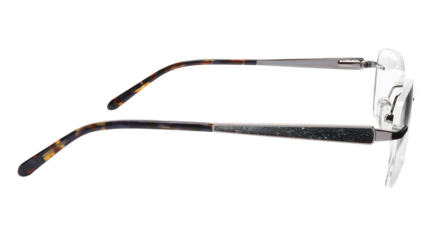 Paul Vosheront Eyeglasses Frame PV503 C02 Gold Plated Acetate Italy 52-17-135 36 - Frame Bay